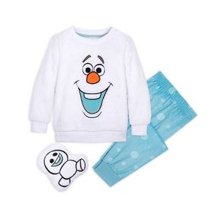 Disney Olaf Sleepwear Set & pillow - Frozen - size 9/10